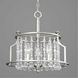 Bradstreet 3 Light 15.88 inch Silver Ridge Semi-Flush Mount Convertible Ceiling Light, Design Series